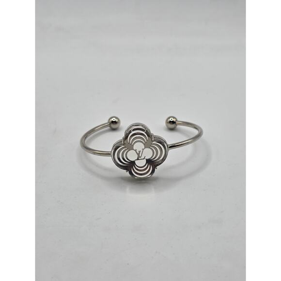 Louis Vuitton Silver-tone Resin A La Folie Resin Cuff Bracelet - Picture 2 of 11